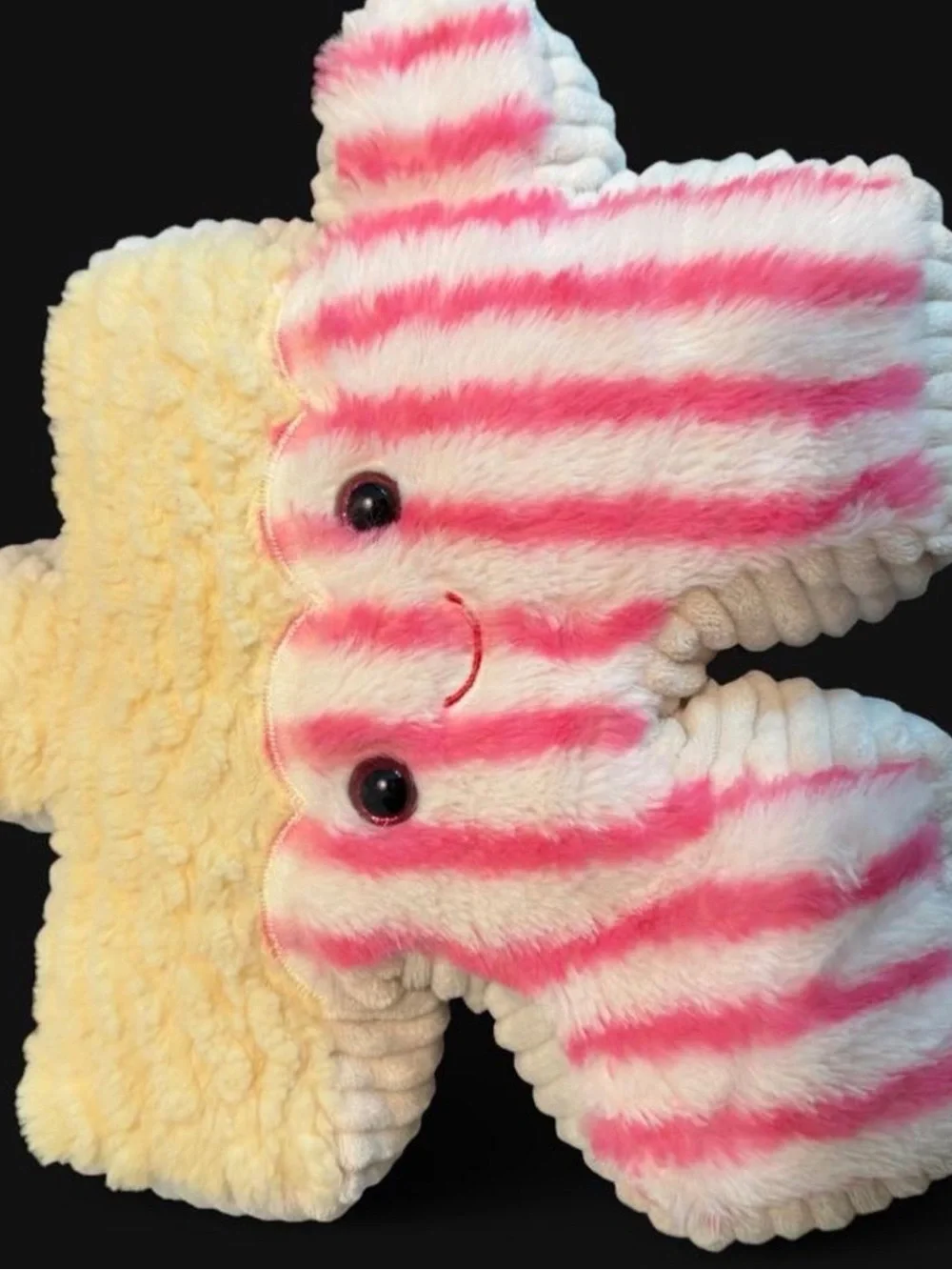 Plush Pluzzles Kids Pillow Plush- Pink & Cream